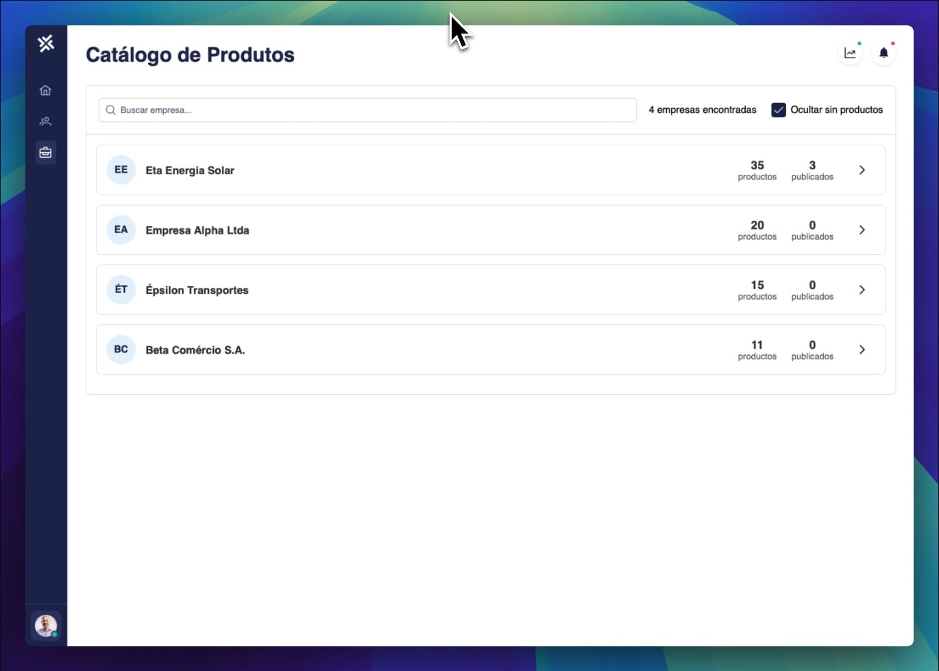 Demo do Produto